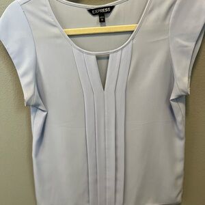 Express Women's Soft Blue Blouse